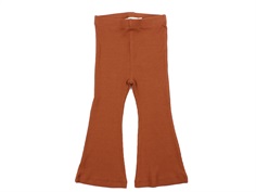 Lil Atelier baked clay bootcut leggings